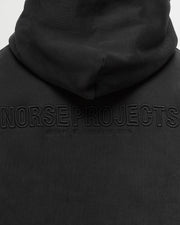 Norse Projects - Arne Relaxed Organic Brushed - Noir - Pulls et Sweats - N20 - 1354