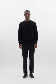 Norse Projects - Henning Merino Crewneck - Black - Pulls et Sweats - N45 - 0561