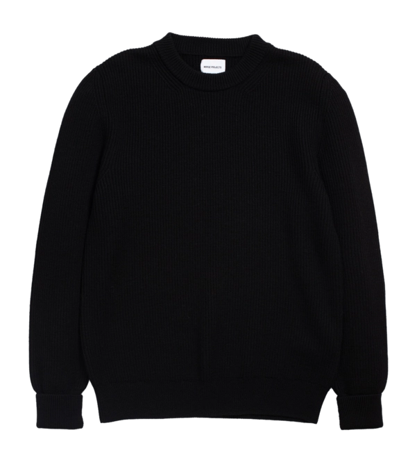 Norse Projects - Henning Merino Crewneck - Black - Pulls et Sweats - N45 - 0561