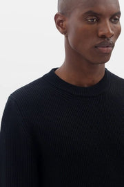 Norse Projects - Henning Merino Crewneck - Black - Pulls et Sweats - N45 - 0561