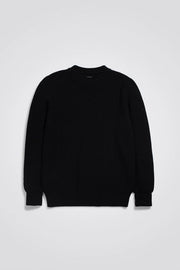 Norse Projects - Henning Merino Crewneck - Black - Pulls et Sweats - N45 - 0561