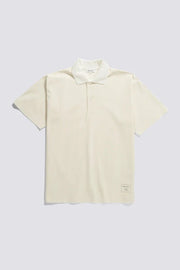 Norse Projects - Epsen Loose Printed SS Polo - Ecru - T - shirts - N01 - 0657