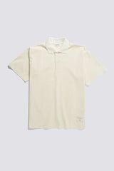 Norse Projects - Epsen Loose Printed SS Polo - Ecru - T - shirts - N01 - 0657