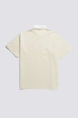 Norse Projects - Epsen Loose Printed SS Polo - Ecru - T - shirts - N01 - 0657