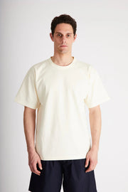 Norse Projects - Simon Loose Printed T - shirt - Ecru - T - shirts - N01 - 0656