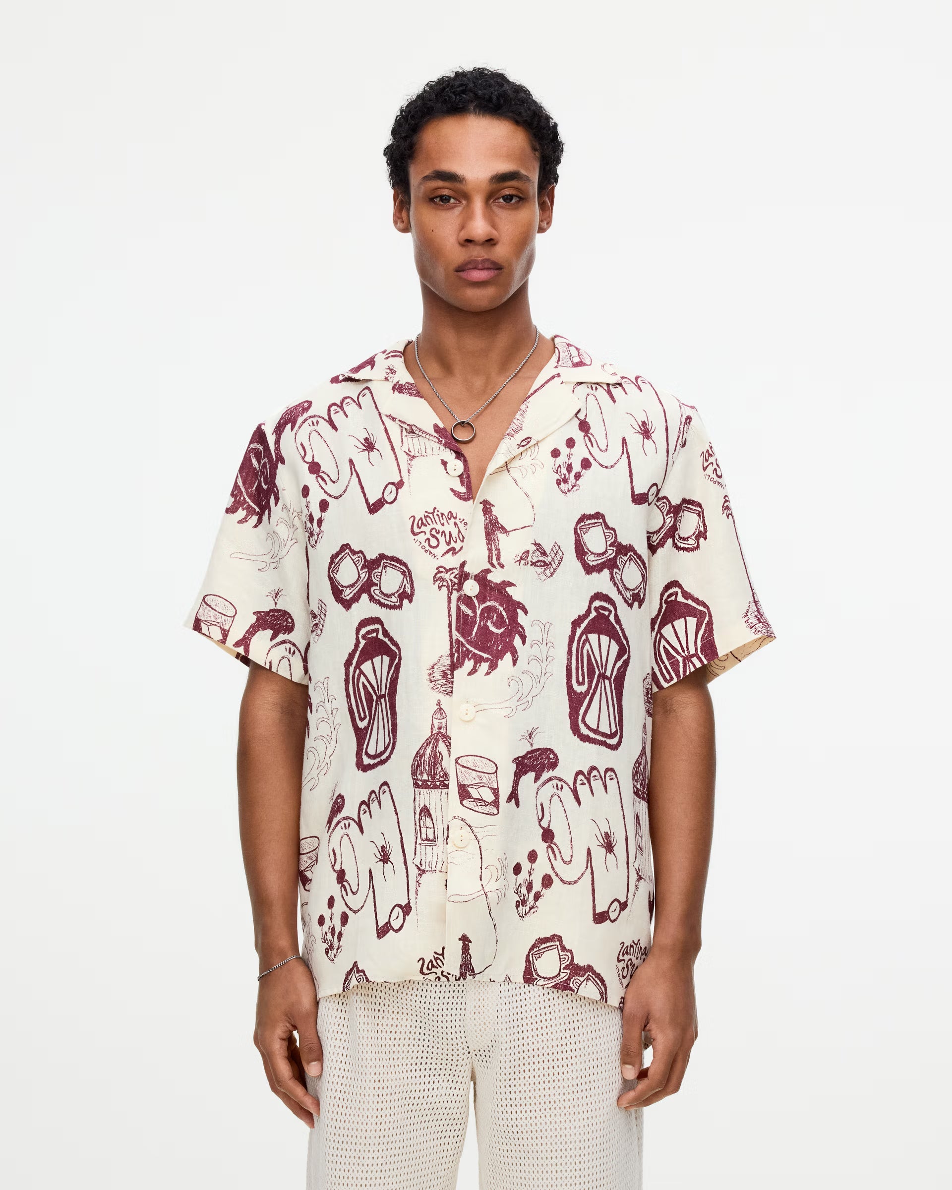 OAS - Chemise Lin Cantina Cuba