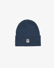 Obey - Icon Patch Cuff Beanie - Legion Blue - Accessoires - 100030198