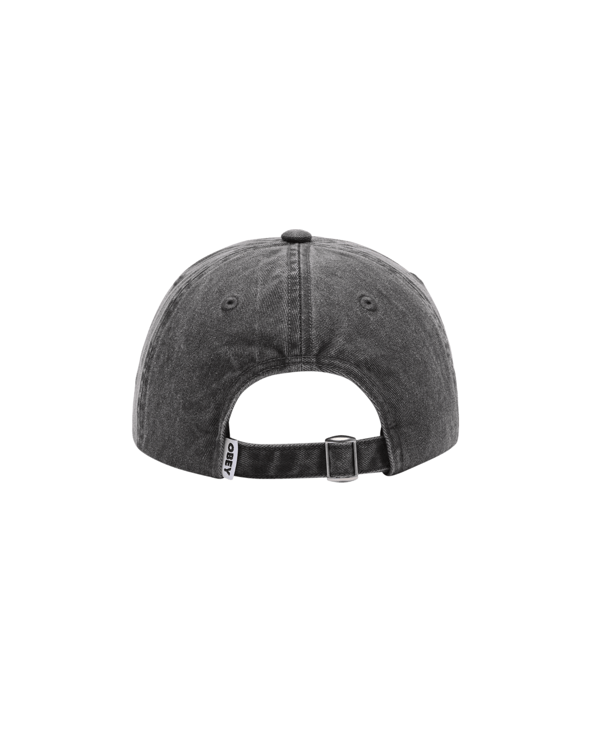 Obey - Pigment Bold 6 Panel Strapback - Pigment black - Accessoires - 100580418BLKO/S