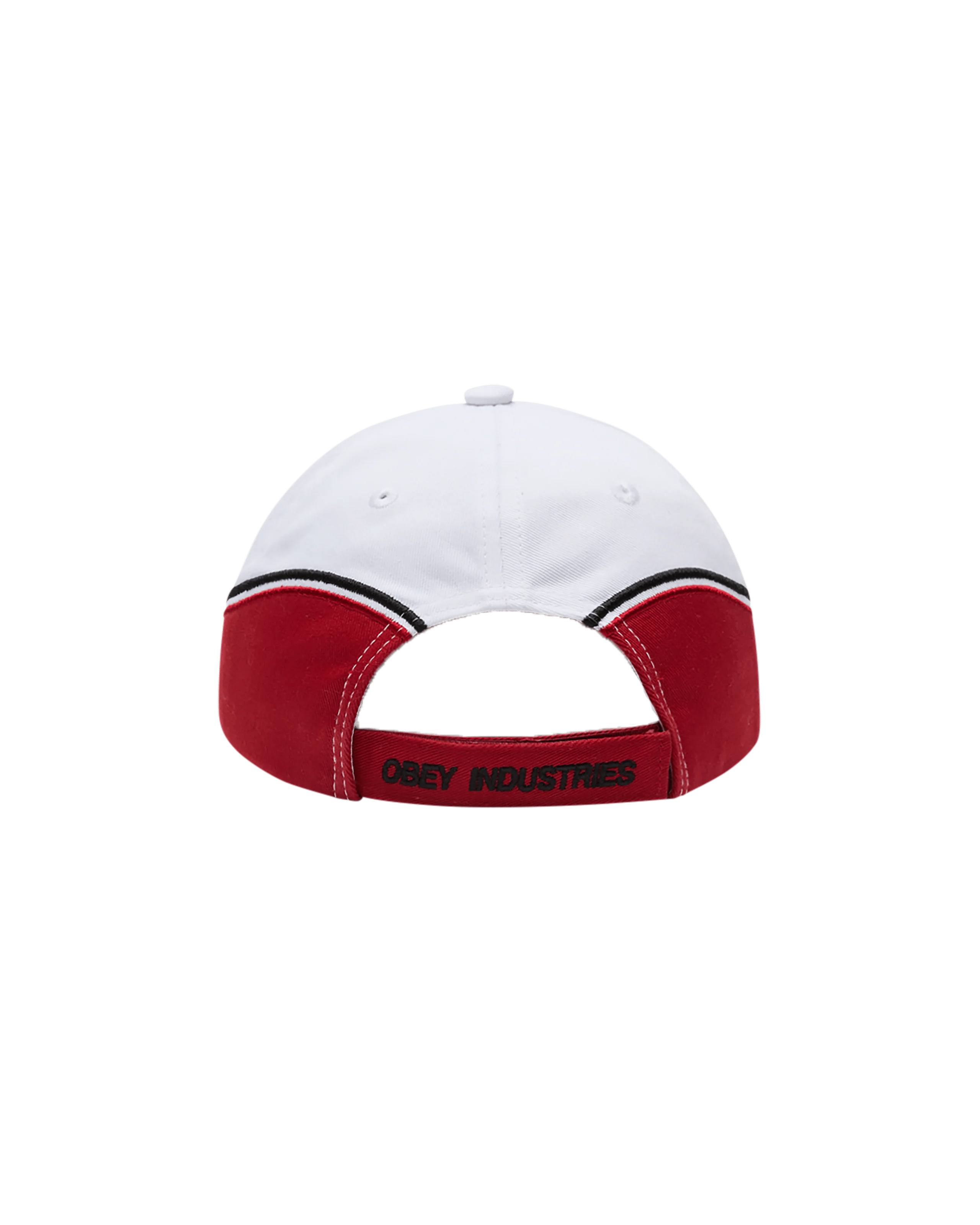 Obey - Speedway 6 Panel Velcro Back - White Multi - Accessoires - 100580412