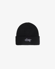 Obey - Throwback Beanie - Black - Accessoires - 100030209