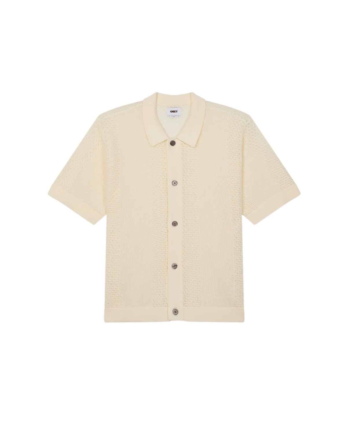 Obey - Evan Sweater Shirt - Unbleached - Chemise - 