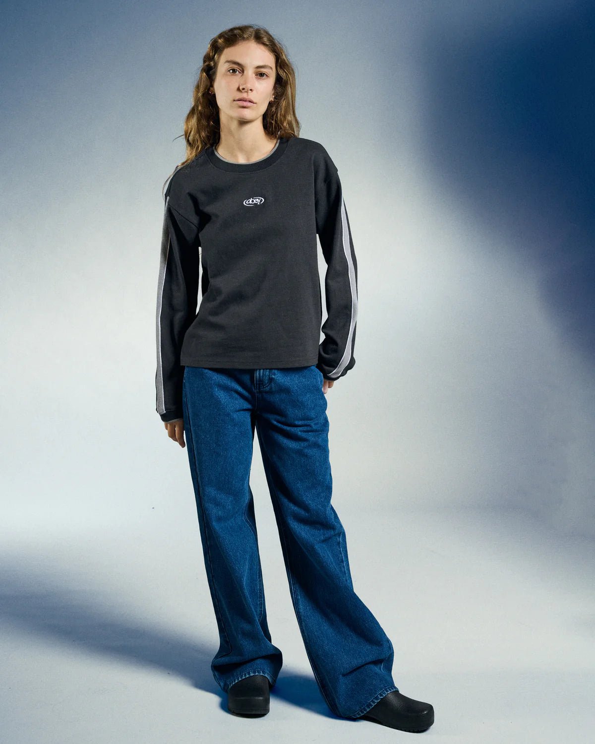 Obey – Errand ii highwaist denim – Stone wash indigo - Jupes et Pantalons - 242010061STN25