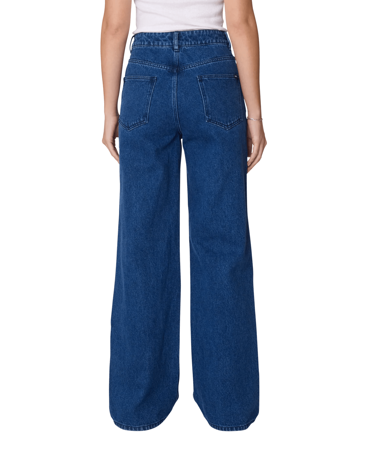 Obey – Errand ii highwaist denim – Stone wash indigo - Jupes et Pantalons - 242010061STN25