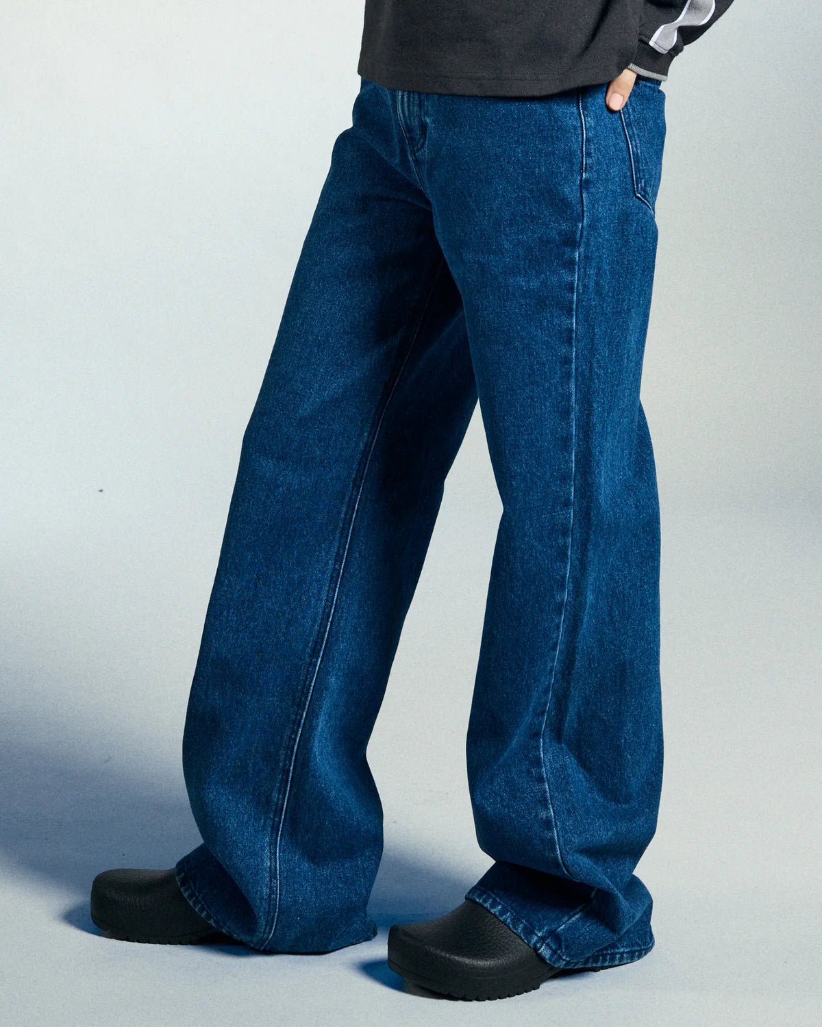 Obey – Errand ii highwaist denim – Stone wash indigo - Jupes et Pantalons - 242010061STN25