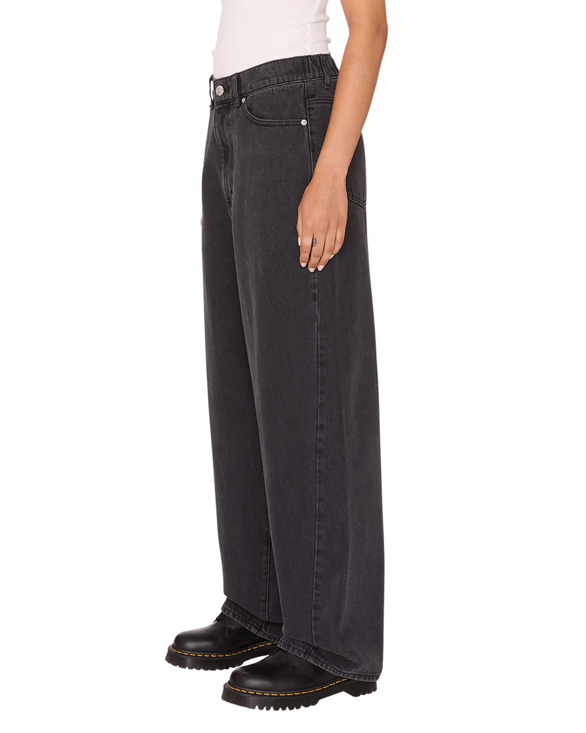 Obey - Leah III Baggy Denim - Black Ash - Jupes et Pantalons - 242010059