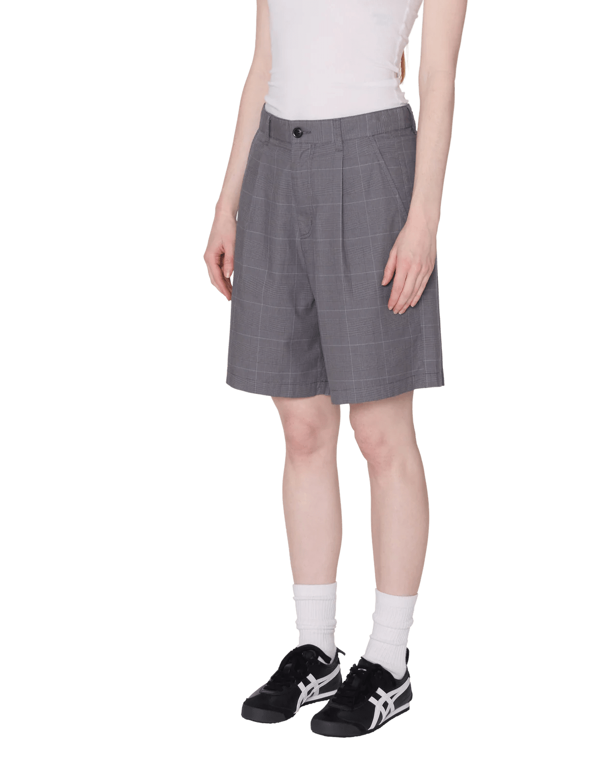 Obey - Olivia Plaid Short - Grey plaid - Jupes et Pantalons - 272100060GRY26