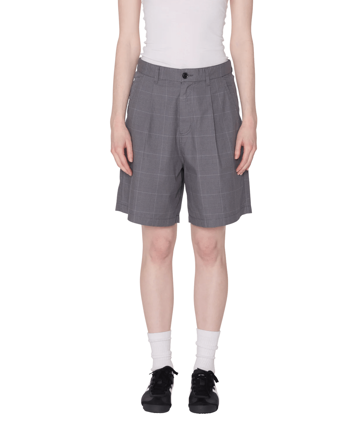 Obey - Olivia Plaid Short - Grey plaid - Jupes et Pantalons - 272100060GRY26