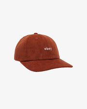 Obey - Lowercase Corduroy 6 Panel Star - Mocha Bisque - 100580378