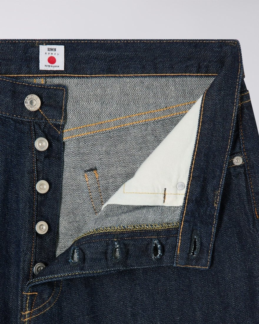 Edwin - Loose Jeans - Selvage Denim - Blue Unwashed-Pantalons et Shorts-I034256