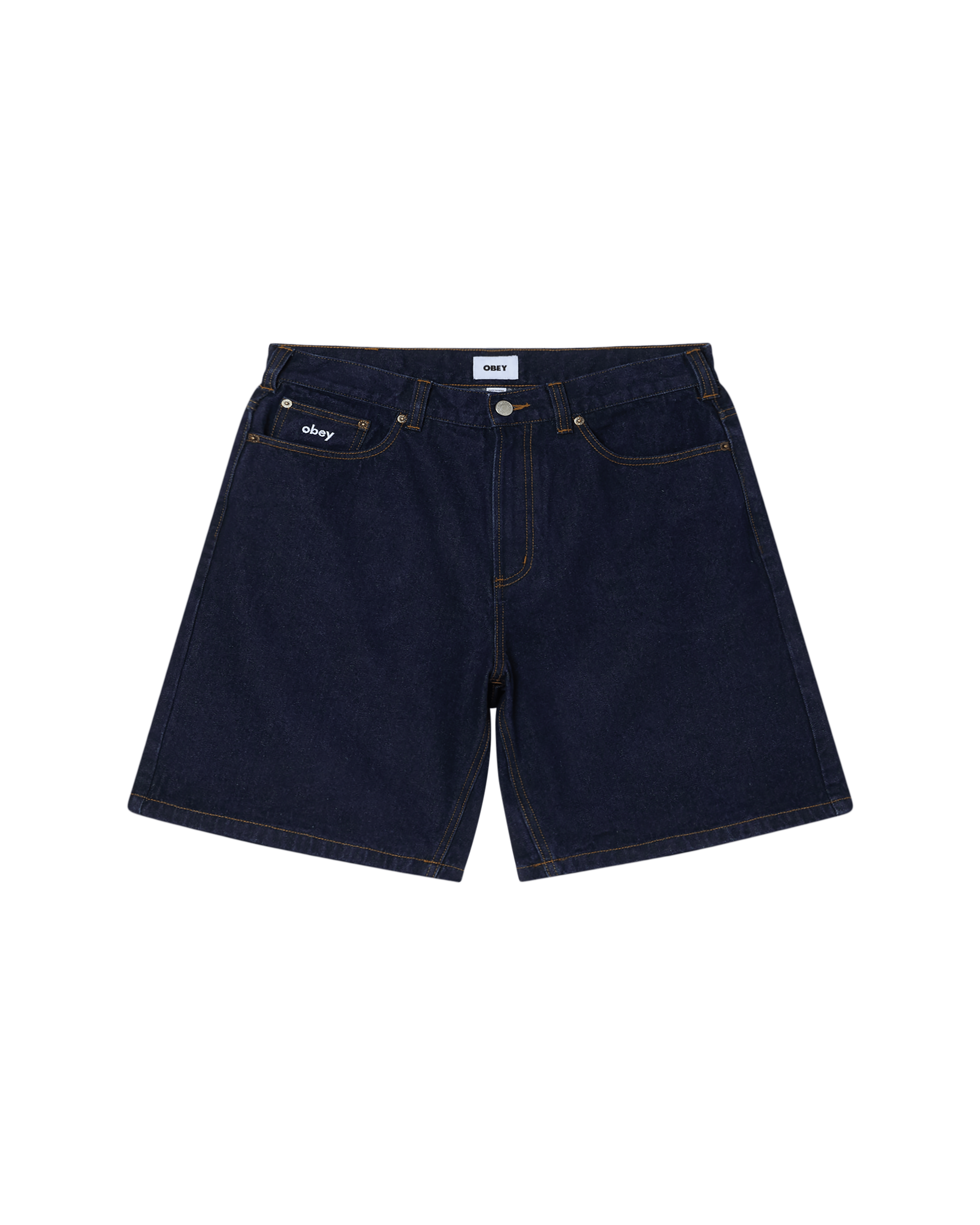 Obey - Bigwig Baggy Denim Short - Rinse indigo - Pantalons et Shorts - 172100107RID28