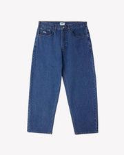 Obey - Bigwig Baggy Denim - Stone wash indigo-Pantalons et Shorts-142010087