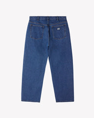 Obey - Bigwig Baggy Denim - Stone wash indigo-Pantalons et Shorts-142010087