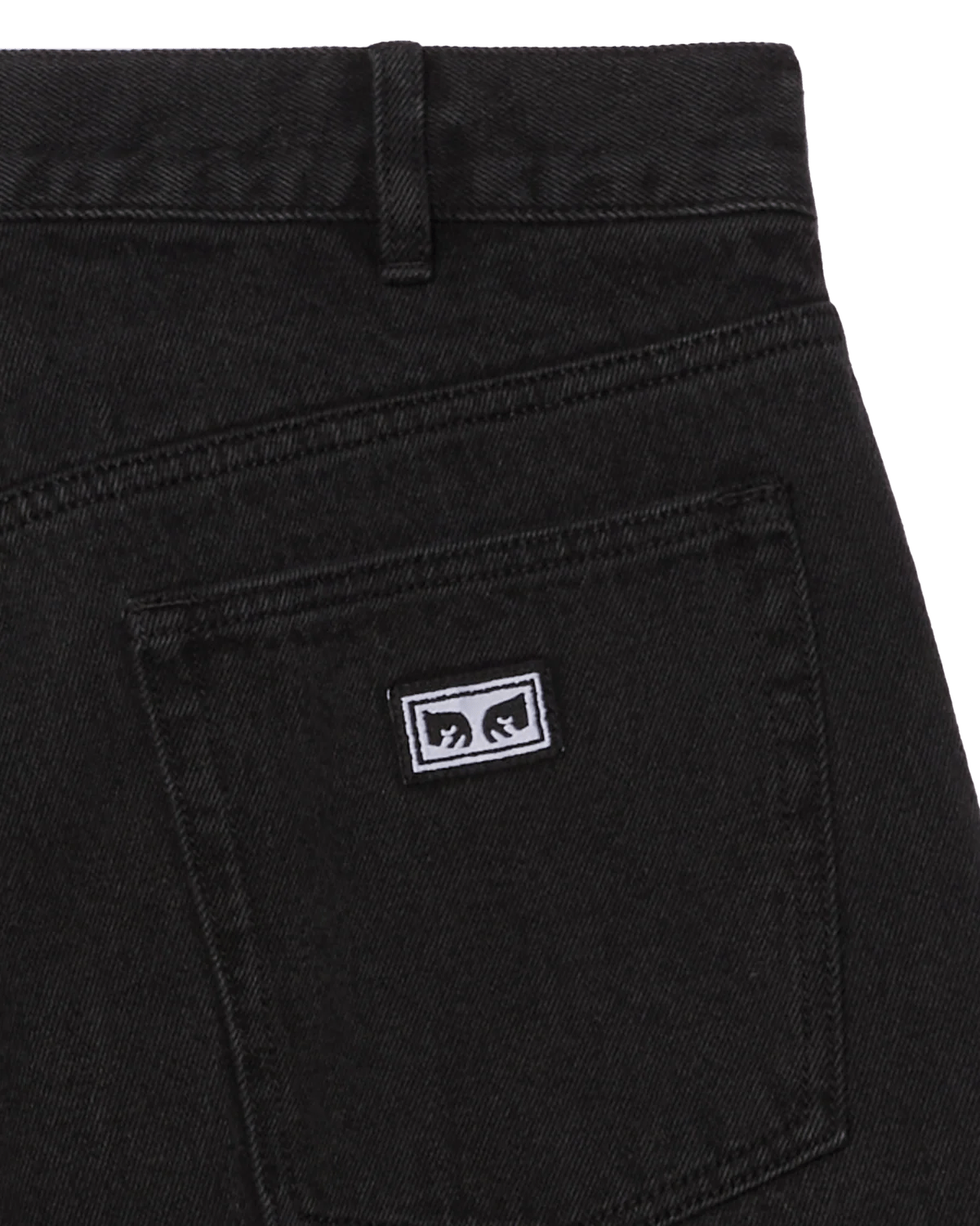 Obey - Bigwig Baggy Denim - Washed Black - Pantalons et Shorts - 142010087