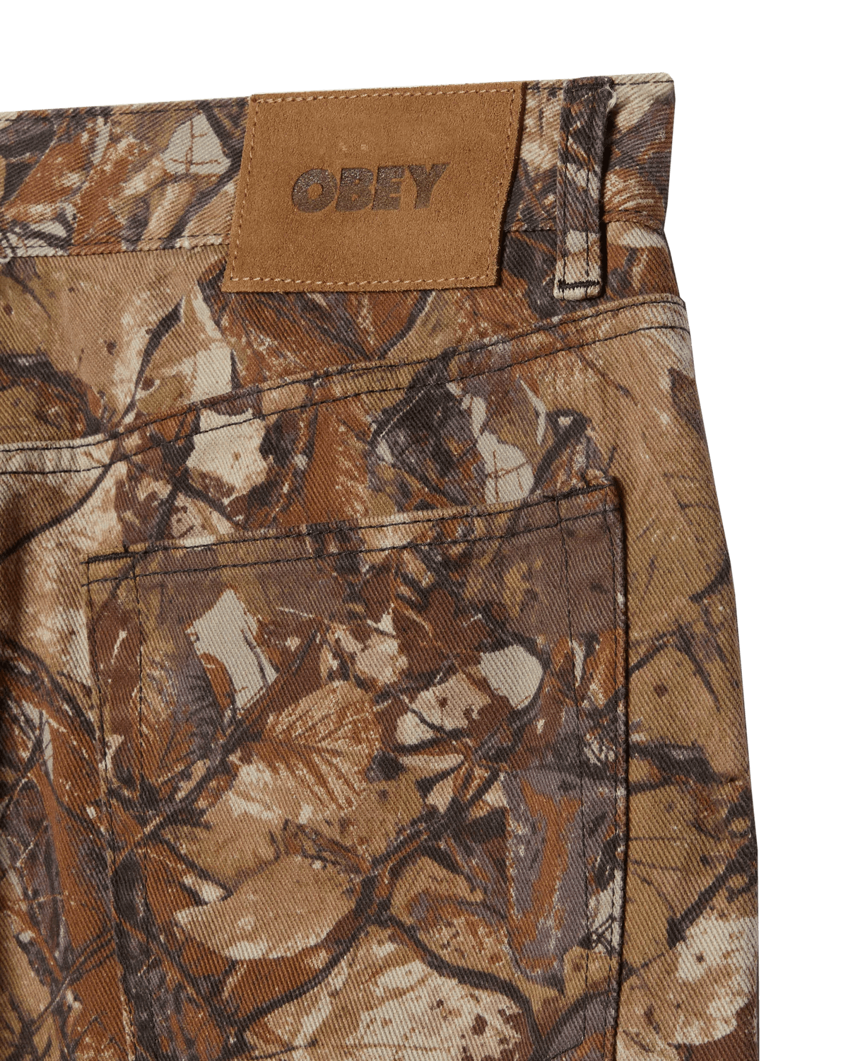 Obey – Classic baggy denim – Fence camo multi - Pantalons et Shorts - 142010109FNC28