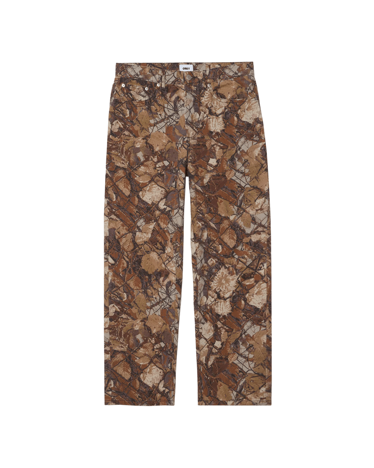 Obey – Classic baggy denim – Fence camo multi - Pantalons et Shorts - 142010109FNC28