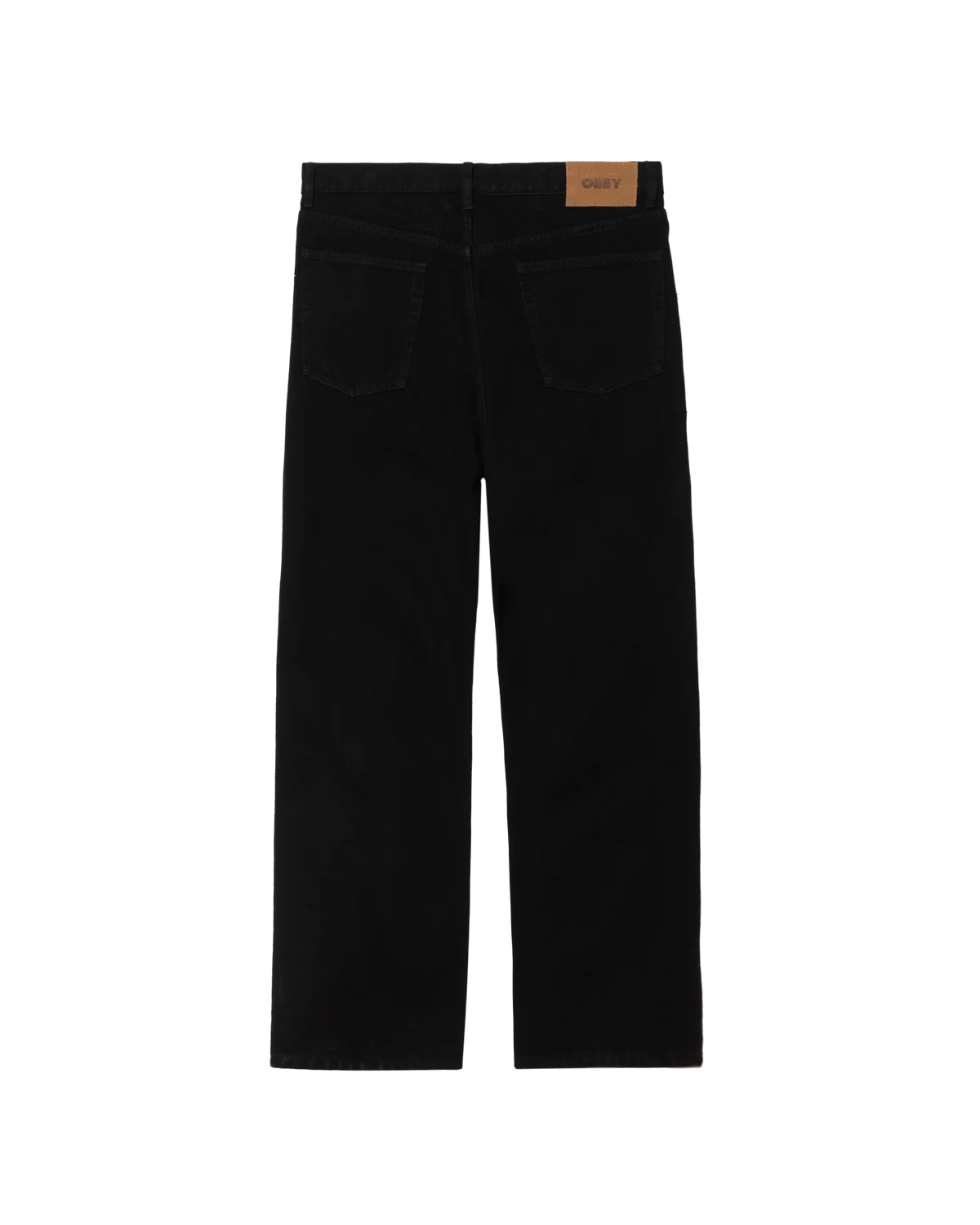 Obey – Classic baggy denim – Rinse black - Pantalons et Shorts - 142010109RNB28