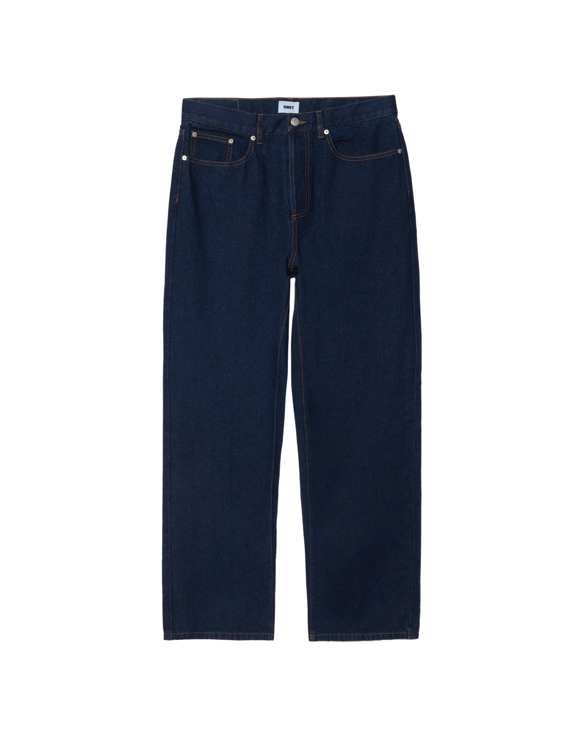 Obey – Classic baggy denim – Rinse indigo - Pantalons et Shorts - 142010109RID28