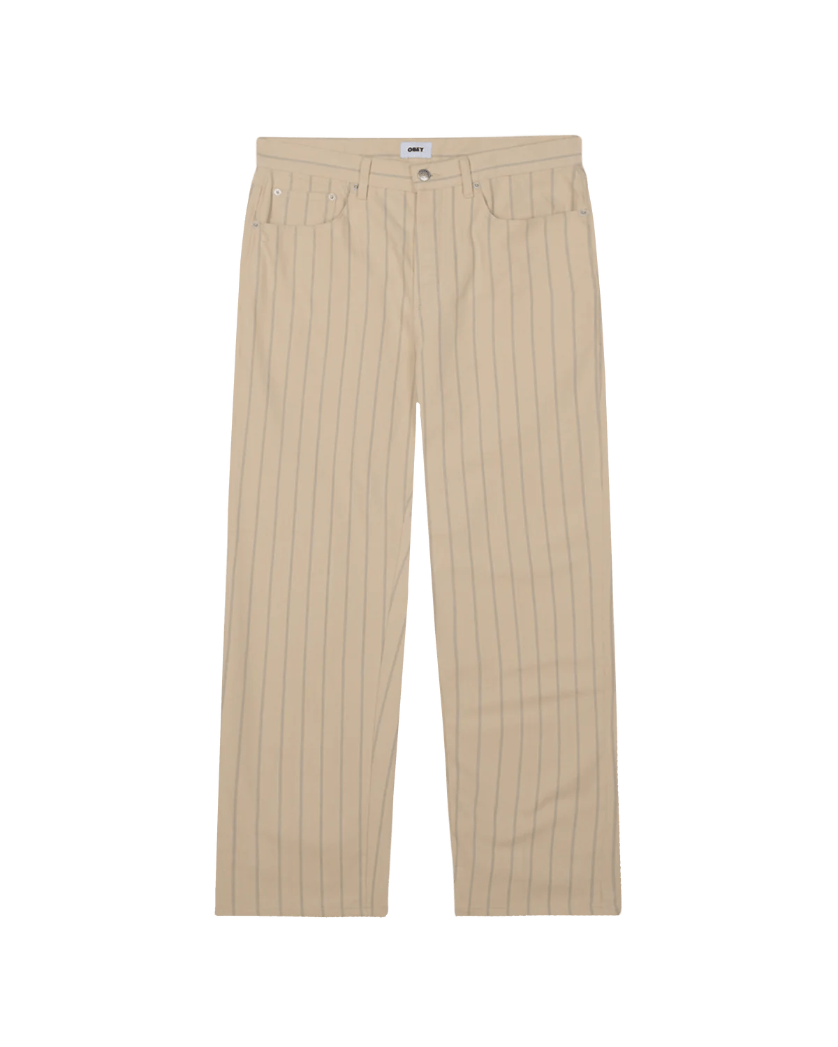 Obey - Classic Baggy Stripe Denim - Pelican Multi - Pantalons et Shorts - 142010110