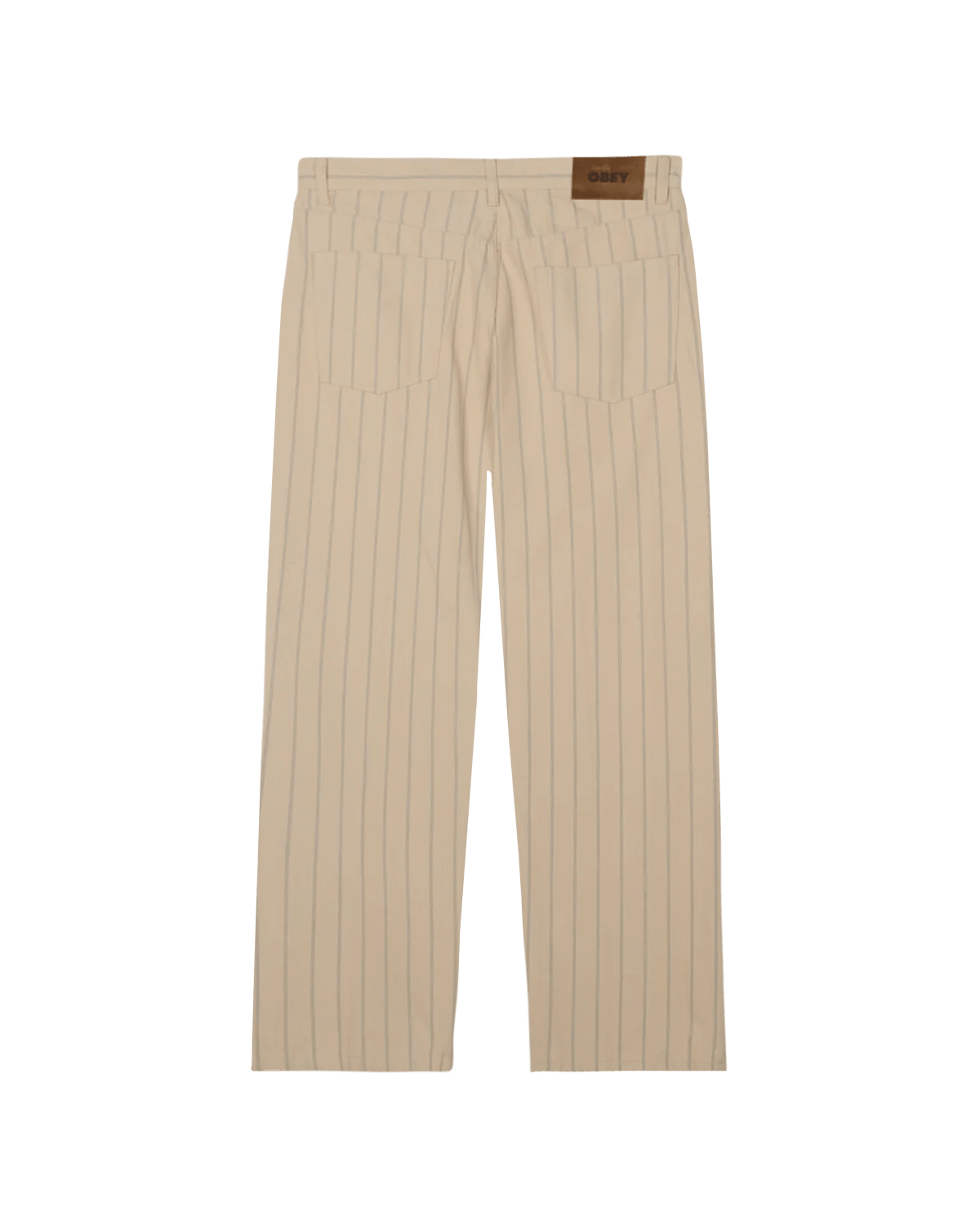 Obey - Classic Baggy Stripe Denim - Pelican Multi - Pantalons et Shorts - 142010110