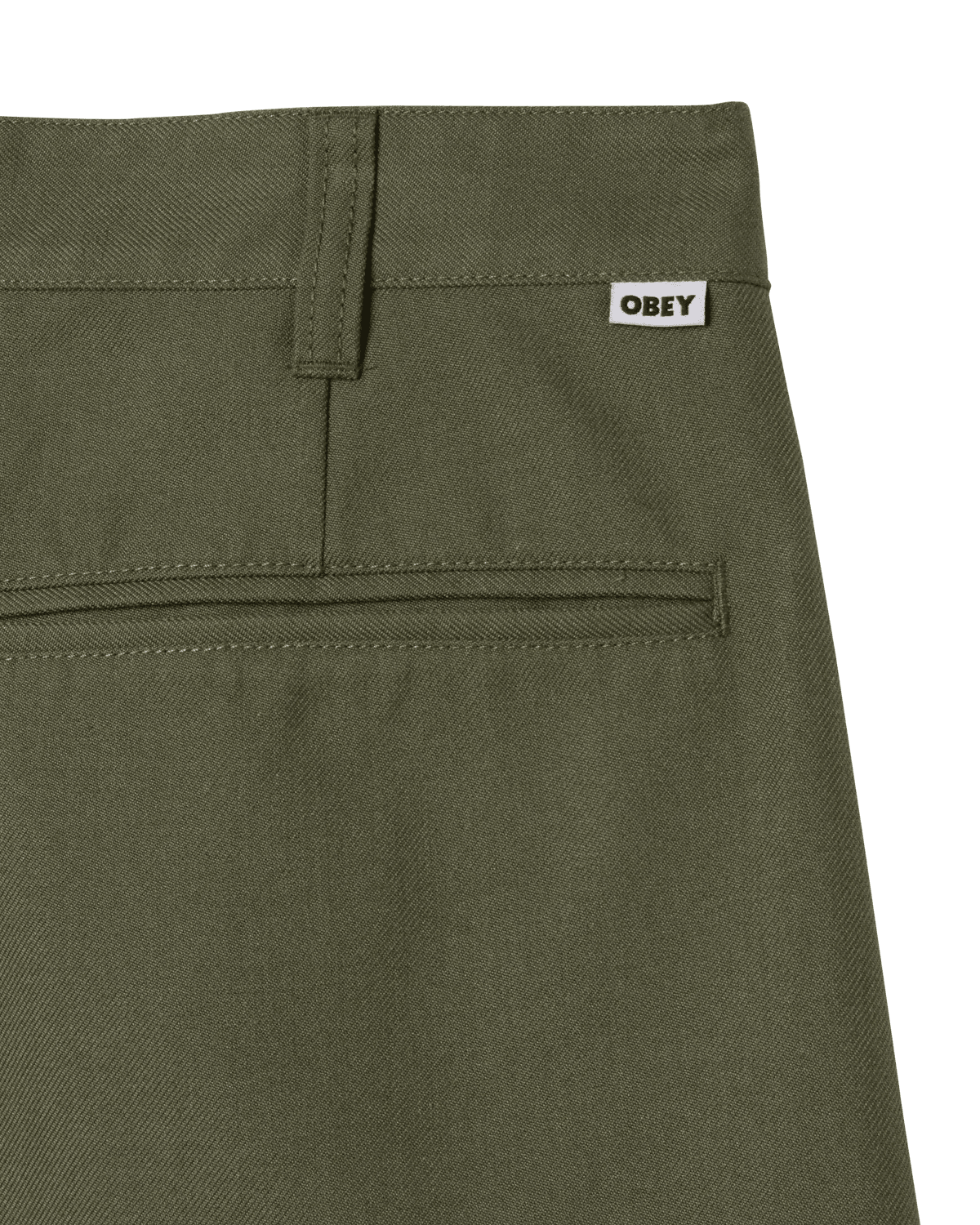 Obey - Dean Pleated Short - Tea leaf - Pantalons et Shorts - 172100101TLF29