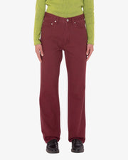 Obey - Everyday Slim 5 Pocket Pant - Wine - Pantalons et Shorts - 242010056