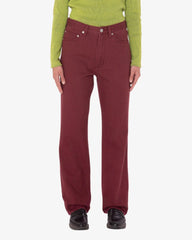 Obey - Everyday Slim 5 Pocket Pant - Wine - Pantalons et Shorts - 242010056