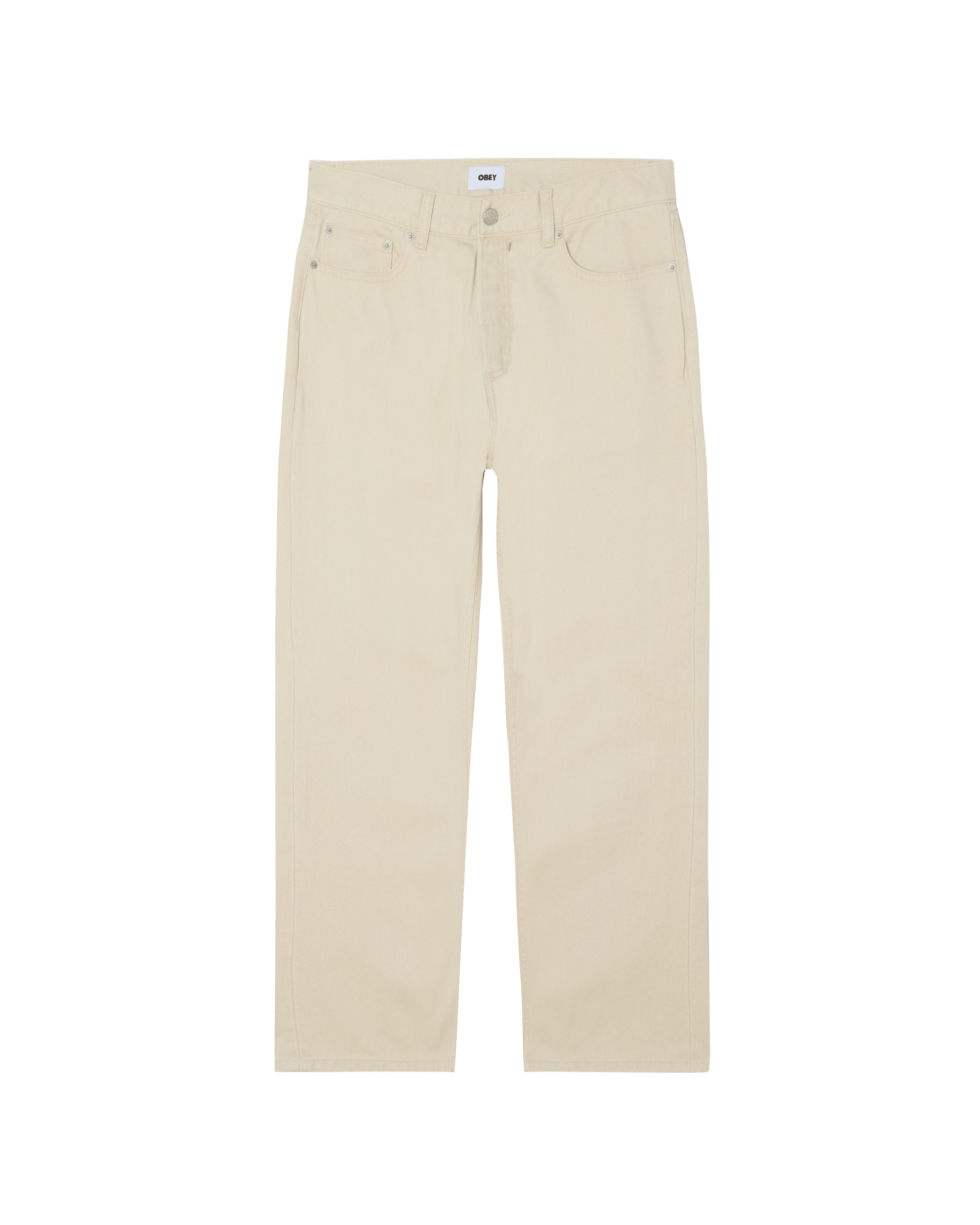 Obey - Hardwork Denim - Birch faded wash - Pantalons et Shorts - 142010077BIR29