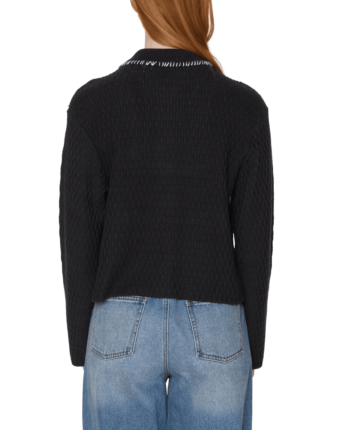 Obey - Amelie Button Down Sweater - Off black - Pulls et Sweats - 251000144OBKXS