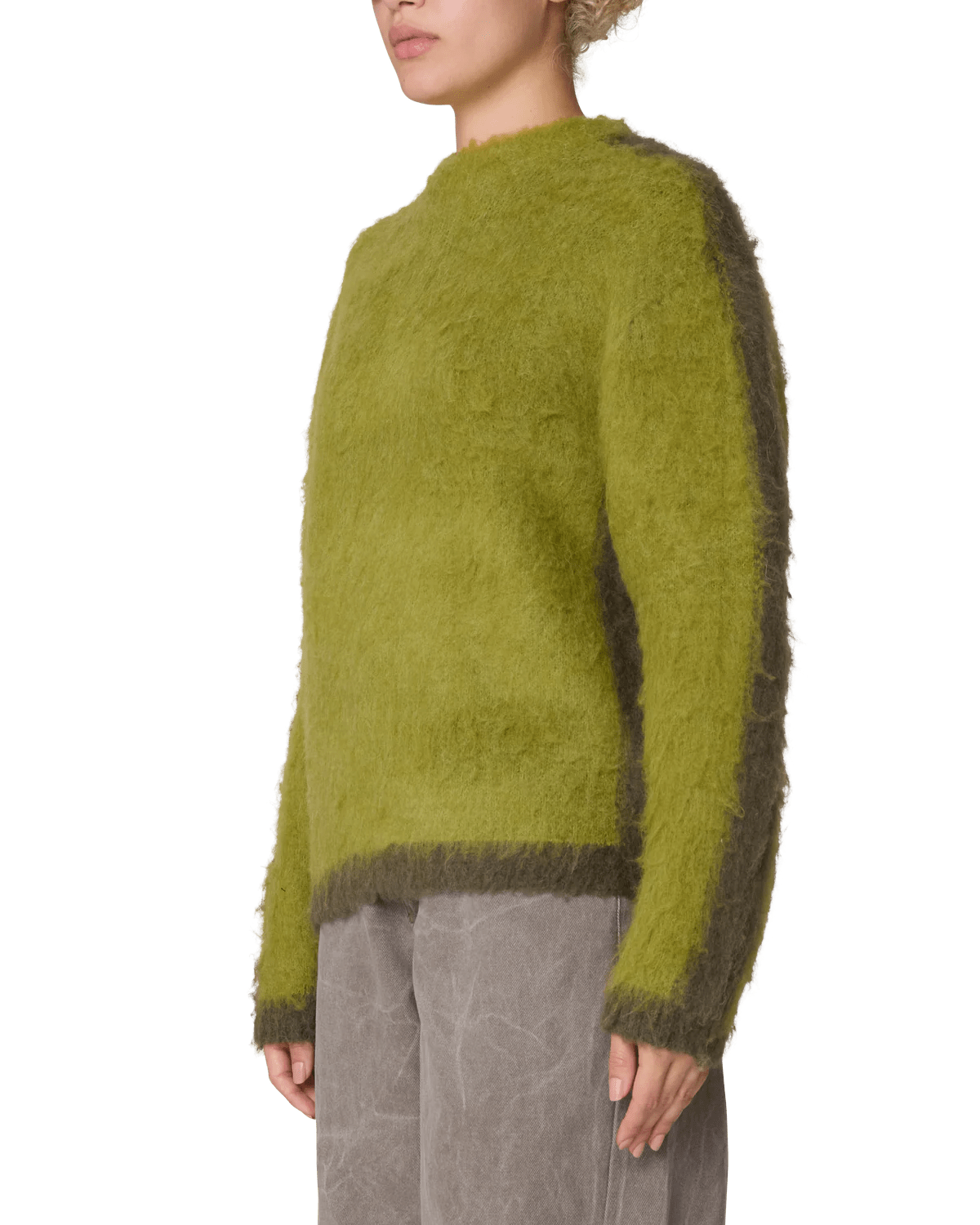 Obey – Aura crew sweater – Lime - Pulls et Sweats - 251000132LMES