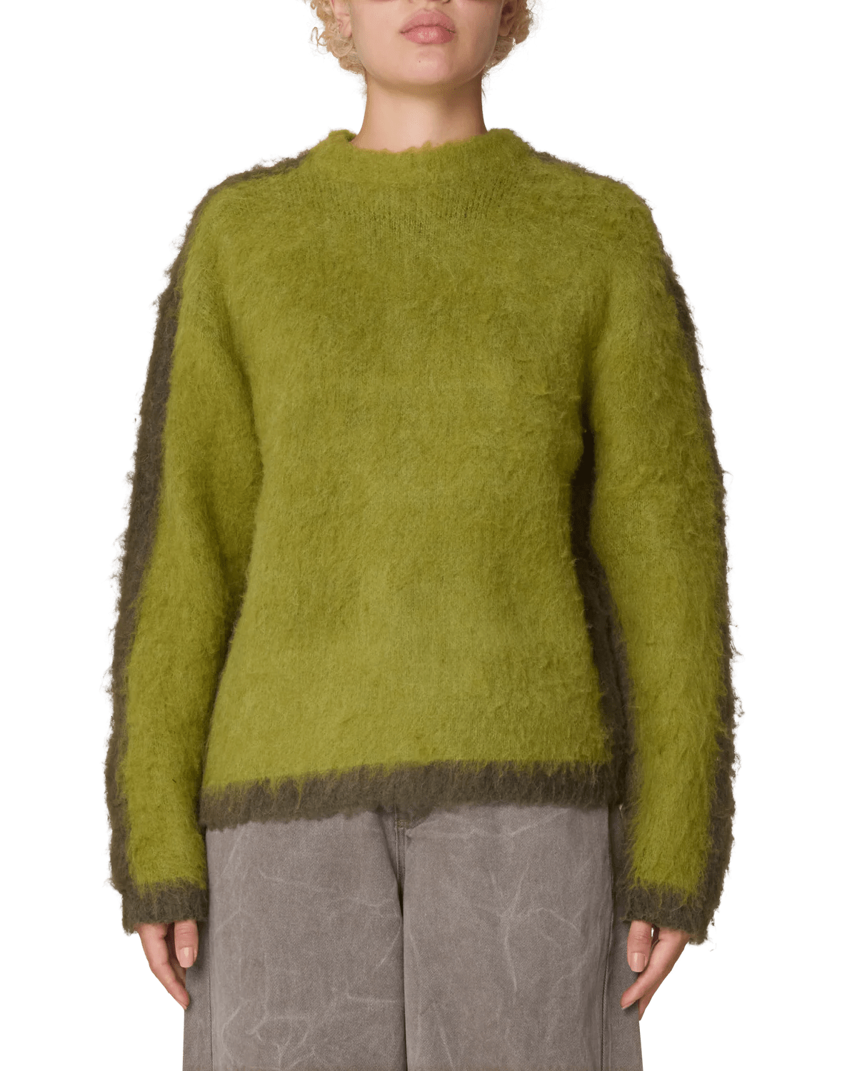 Obey – Aura crew sweater – Lime - Pulls et Sweats - 251000132LMES