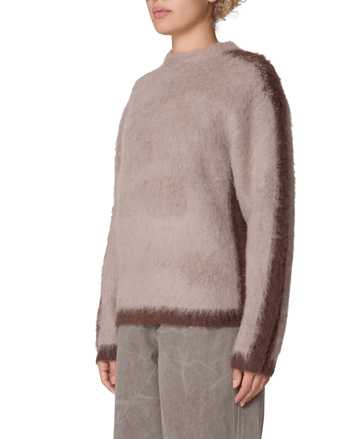 Obey – Aura crew sweater – Taupe - Pulls et Sweats - 251000132-TAU