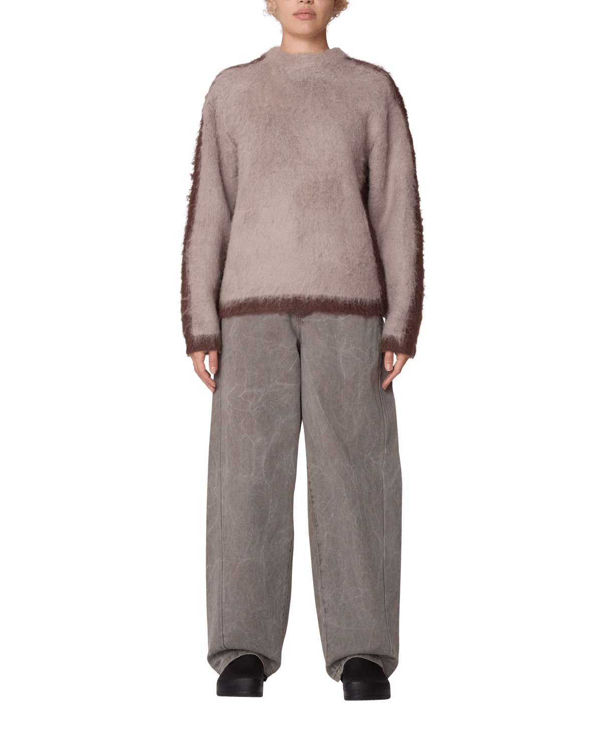 Obey – Aura crew sweater – Taupe - Pulls et Sweats - 251000132-TAU