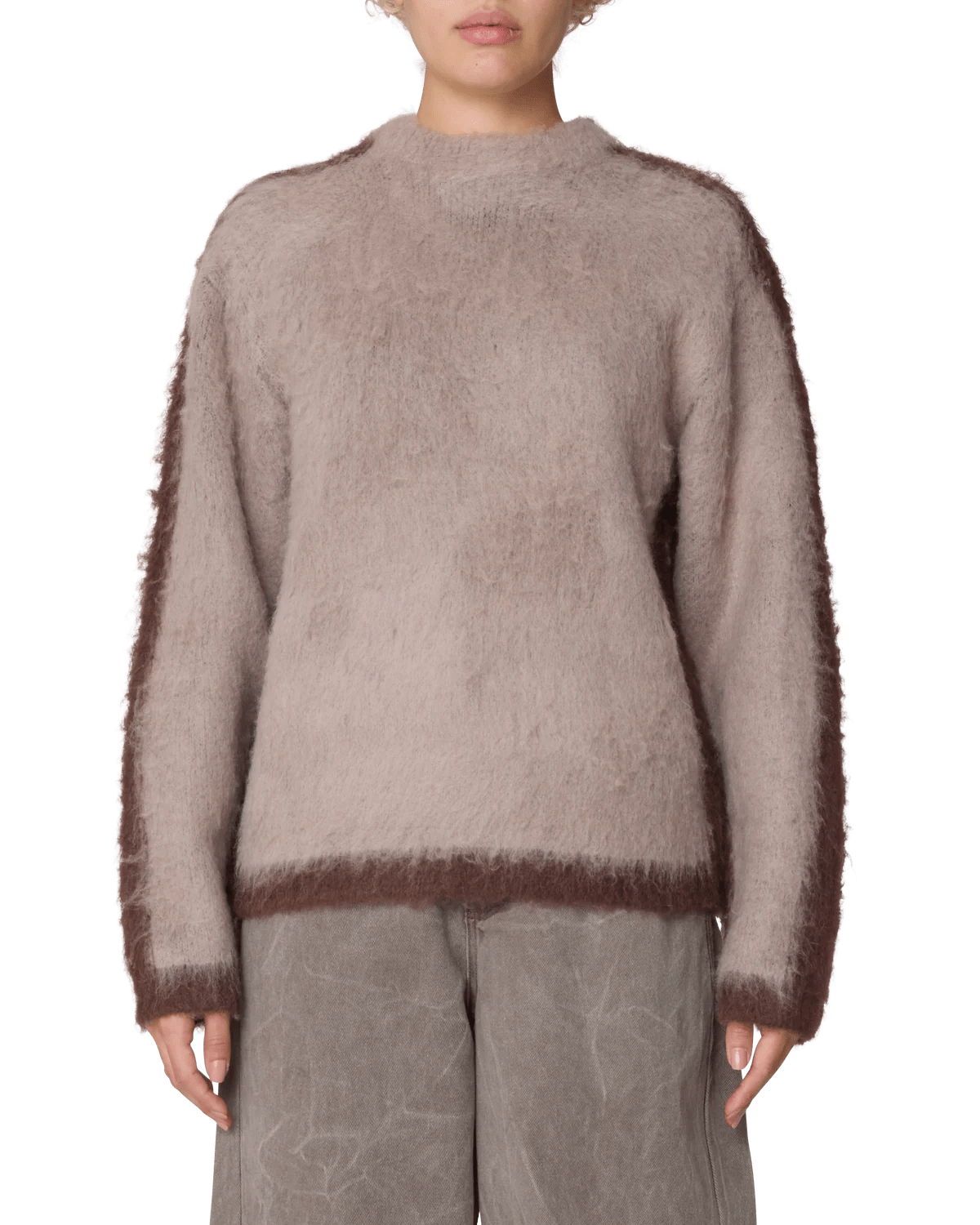 Obey – Aura crew sweater – Taupe - Pulls et Sweats - 251000132-TAU