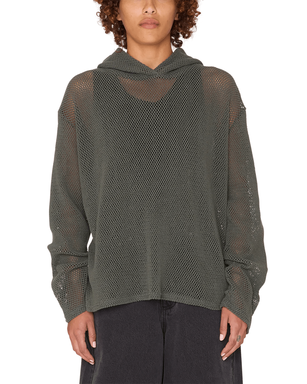 Obey - Billy Mesh LS Hood - Ink - Pulls et Sweats - 231030132