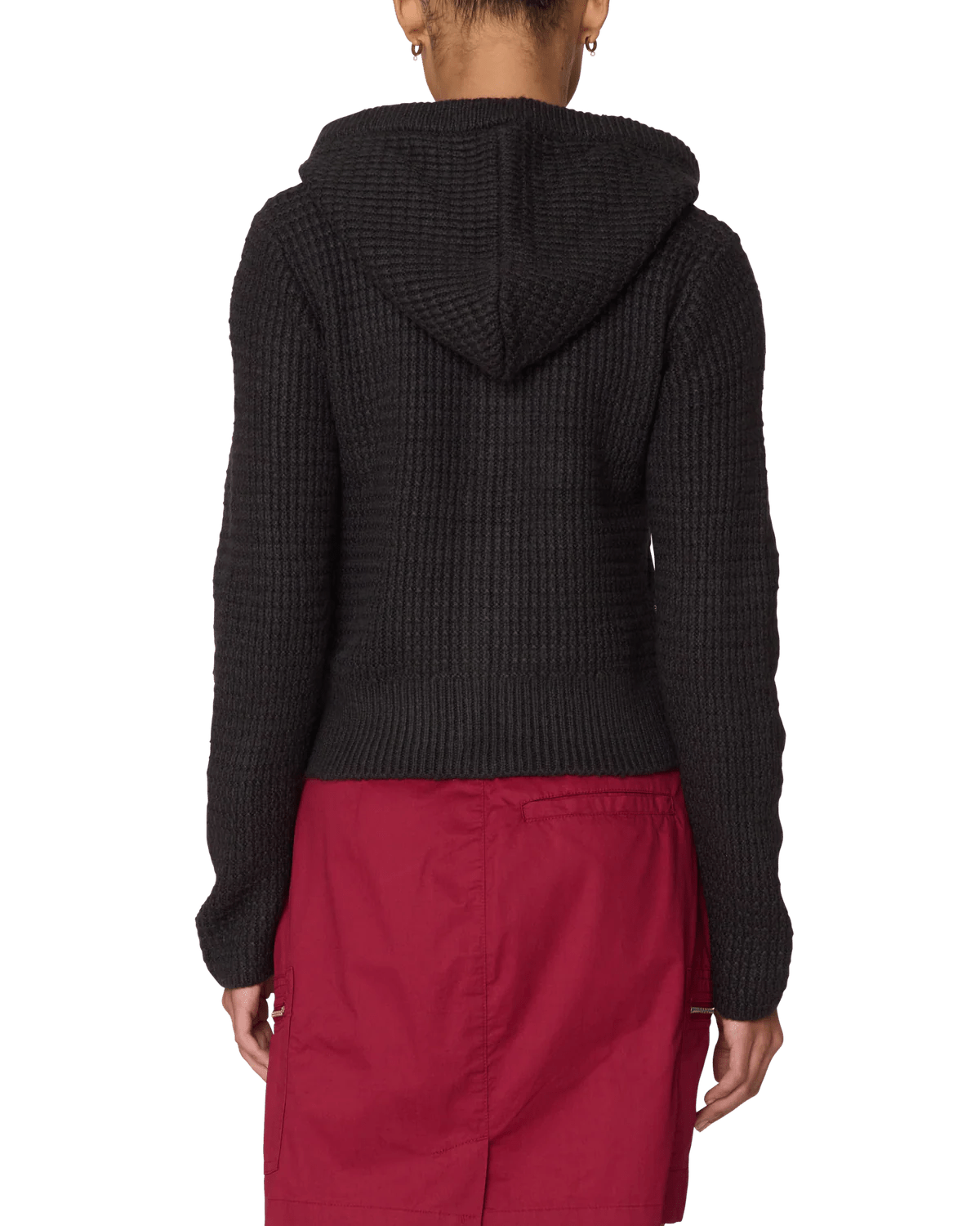 Obey – Glenda hood zip sweater – Charcoal - Pulls et Sweats - 251010077-CHA