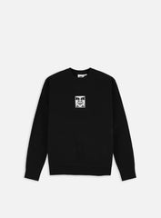 Obey - Icon Extra Heavy Crew II - Black-Pulls et Sweats-112480139