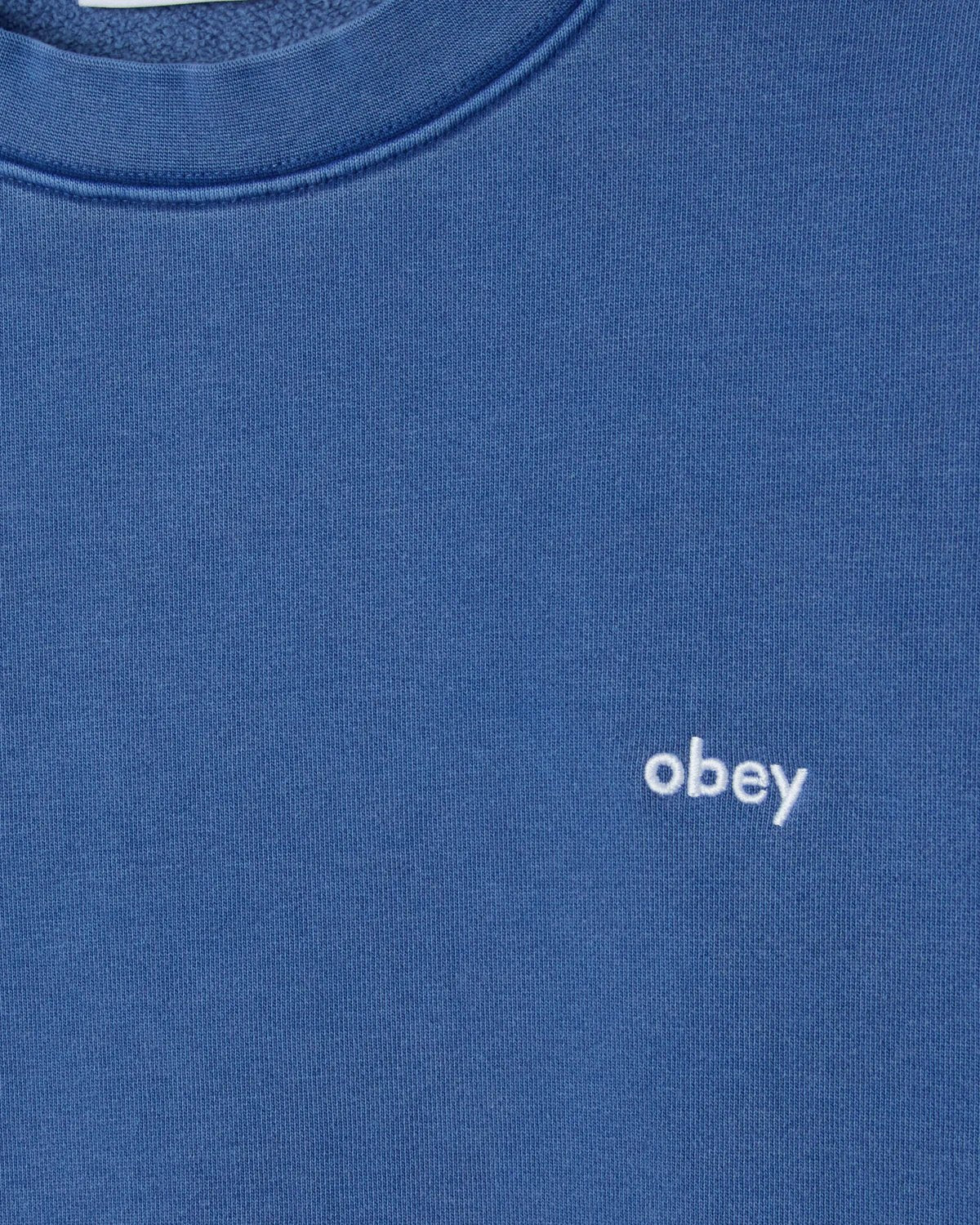 Obey - Lowercase Pigment Crewneck - Pigment electric indigo - Pulls et Sweats - 112480138EIDS