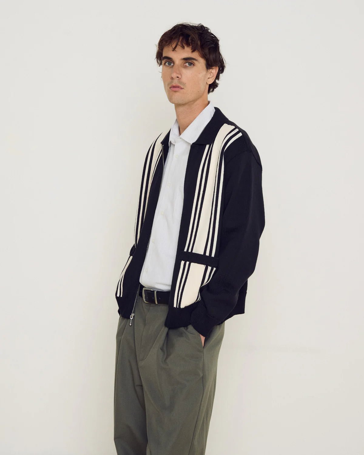 Obey - Matt Zip Up Sweater - Black multi - Pulls et Sweats - 151010046BKMM
