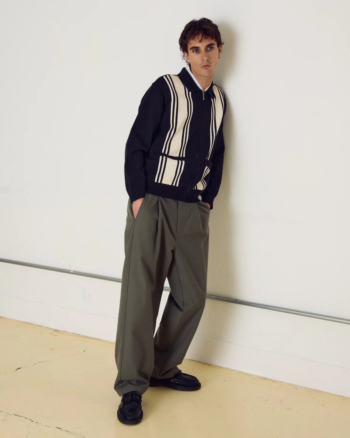 Obey - Matt Zip Up Sweater - Black multi - Pulls et Sweats - 151010046BKMM