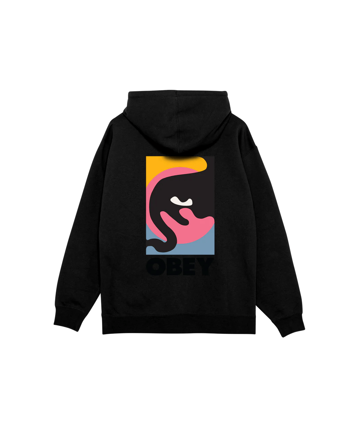 Obey – Obey quarter icon Hoodie – Black - Pulls et Sweats - 112844193BLKS